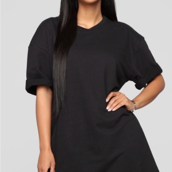 Fashion Nova Sweatshirt Dress - Picture 2 of 9